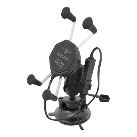 Rizzen X-Grip Wireless Phone Charger with USB Arm RIZZ-XGC-SC-B9-BTB