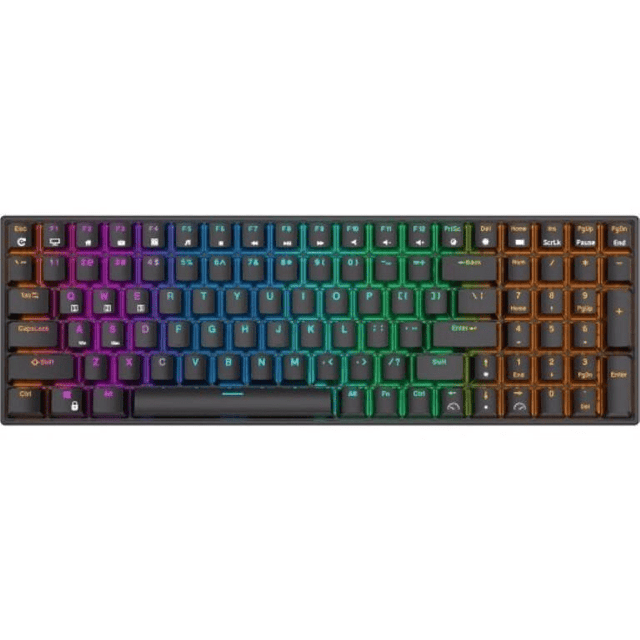 Royal Kludge RK100 TKL Tenkeyless Wireless Keyboard Black RK-100-B-BLUE