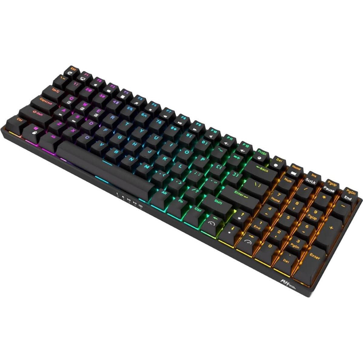 Royal Kludge RK100 TKL Tenkeyless Wireless Keyboard Black RK-100-B-BLUE
