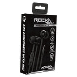 Rocka Prime 2.0 Series Wired Earbuds Black RK-1002-BK(V2)