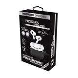 Rocka Free X Series Wireless Earbuds with Charging Case RK-1119-WTBK