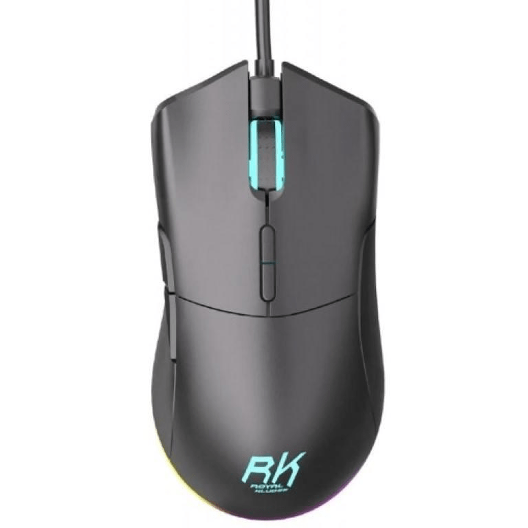 Royal Kludge RK168 Wired RGB Mouse Black RK-168