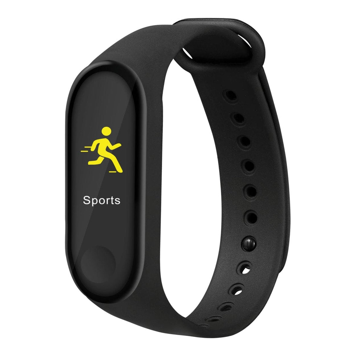 Rocka Heartbeat Series Fitness Band with Heart Rate Monitor Black RK-5067-BK