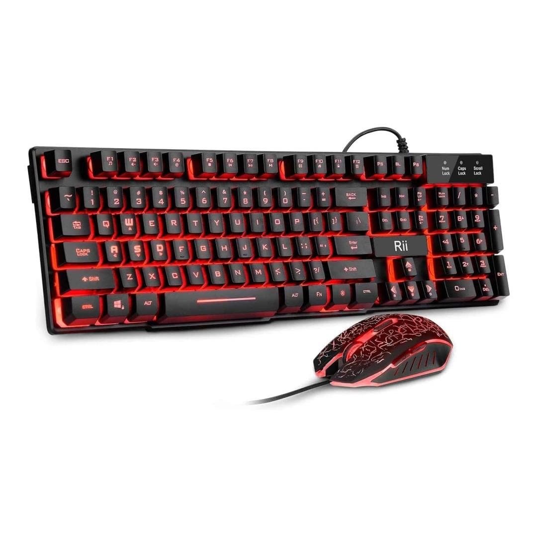 RII RK108 Wired Gaming Keyboard and Mouse Combo – FirstShop