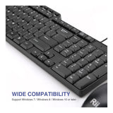 RII RK203 Wired Mouse and Keyboard Combo