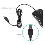RII RM105 RGB Wired Mouse Black