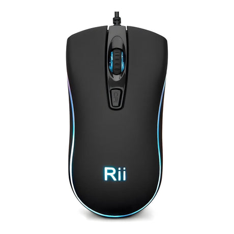 RII RM105 RGB Wired Mouse Black