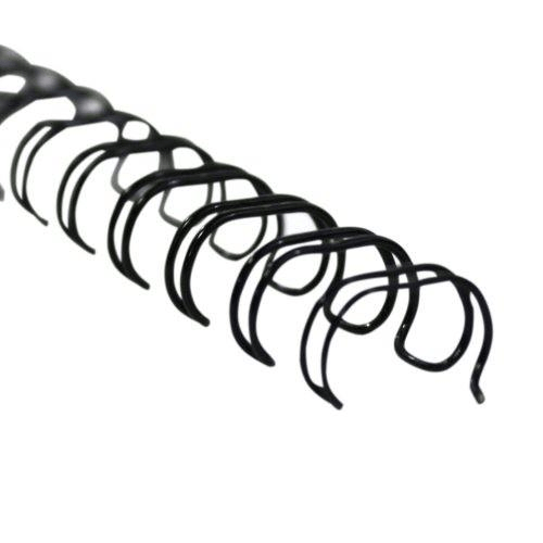 Renz 8mm Ring Wire Binding Combs Black 100-pack RRW08.0BK3:1