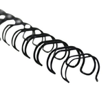 Renz 8mm Ring Wire Binding Combs Black 100-pack RRW08.0BK3:1