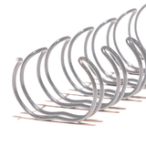 Renz 9.5mm Ring Wire Binding Combs Silver 100-pack RRW09.5SV2:1