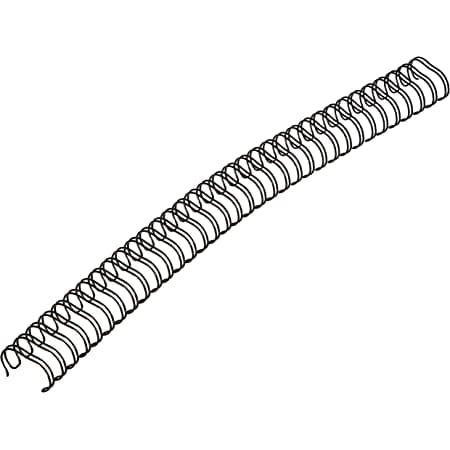 Renz 16mm Ring Wire Binding Combs Black 50-pack RRW16.0BK3:1
