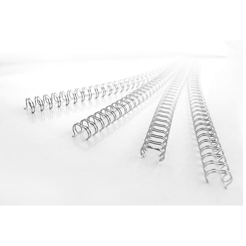 Renz 28.5mm Ring Wire Binder Combs Silver 25-pack RRW28.5SV2:1