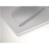 Ringwire 38.0mm 1 1.2-inch 2:1 Wire Binders White 20pk RRW38.0WT2:1