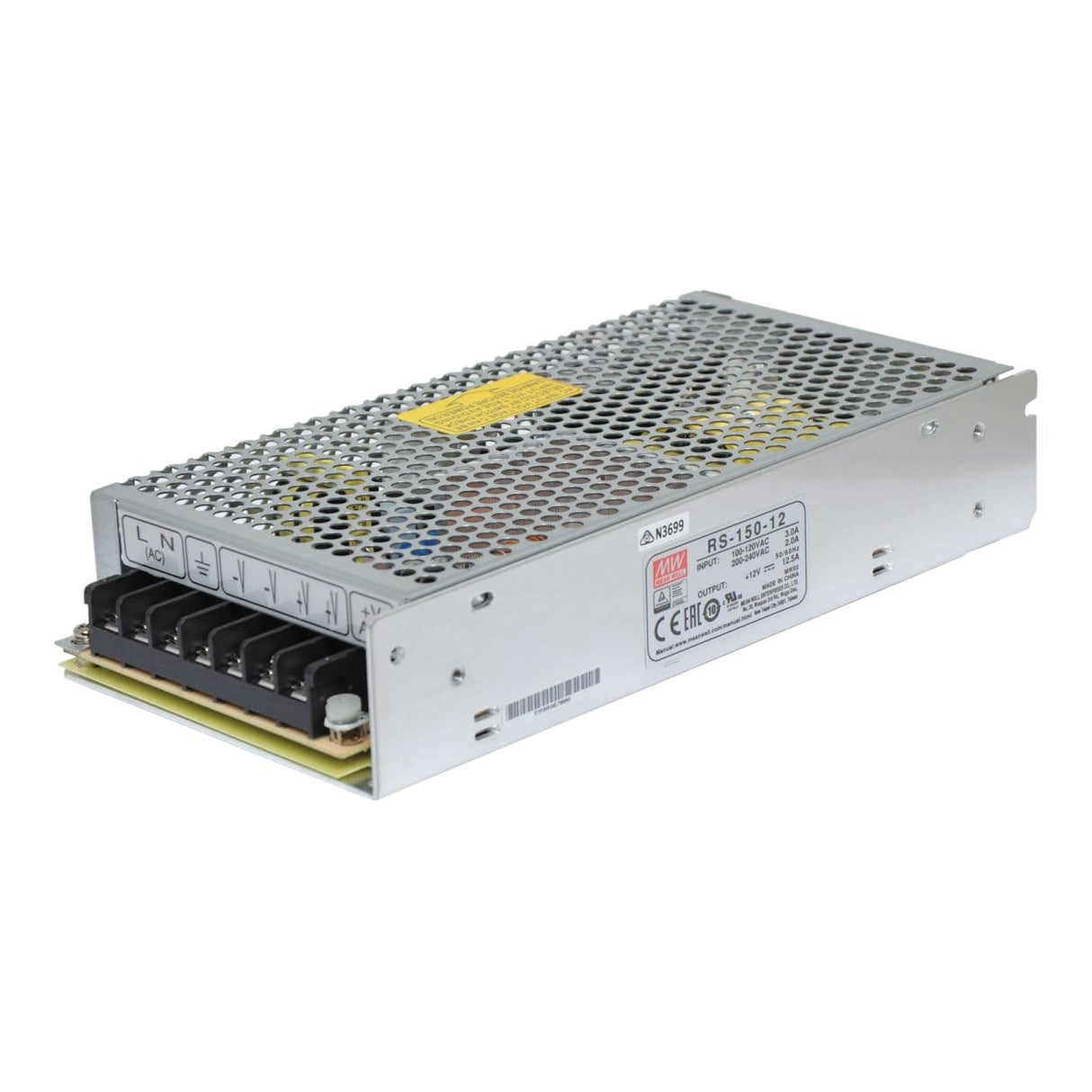 Mean Well 150W 12V Switching Power Supply RS-150-12