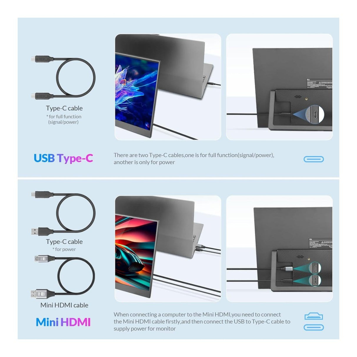 RII RS100+ 15.6-inch 1920 x 1080p FHD 16:9 60Hz LCD IPS Portable Monitor