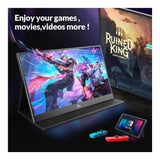 Rii RS100 15.6-inch 1920 x 1080p FHD 16:9 60Hz 14ms LED IPS Portable Monitor