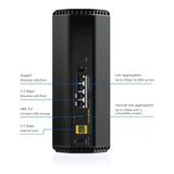Netgear Nighthawk RS300 Wireless Router - Tri-band 2.4GHz 5GHz and 6GHz Gigabit Ethernet Black RS300-100EUS