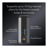 Netgear Nighthawk RS600 Wireless Router - Tri-band 2.4GHz 5GHz and 6GHz Gigabit Ethernet Black RS600-100EUS