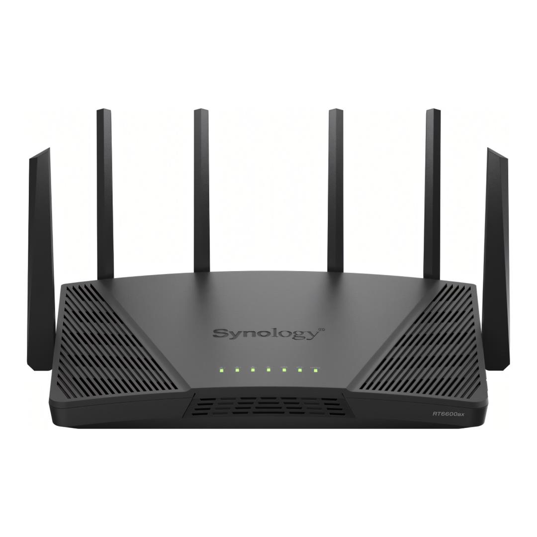Synology RT6600AX Wi-Fi 6 Wireless Router - Tri-band 2.4GHz/5GHz/5GHz Gigabit Ethernet