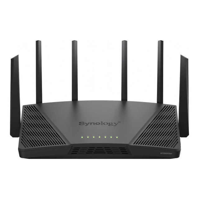 Synology RT6600AX Wi-Fi 6 Wireless Router - Tri-band 2.4GHz/5GHz/5GHz Gigabit Ethernet