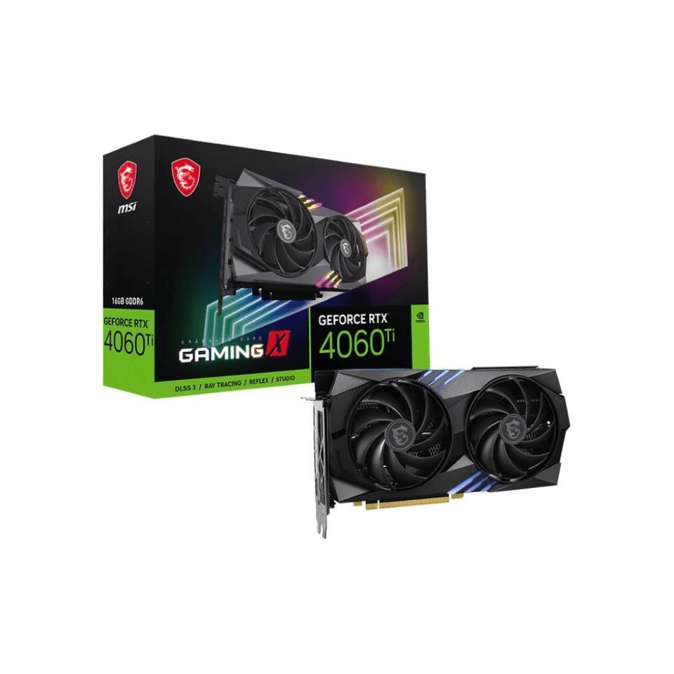 MSI GeForce RTX 4060 Ti Gaming X 16GB GDDR6 Graphics Card RTX 4060