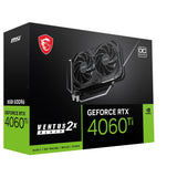 MSI Ventus GeForce RTX 4060 Ti 2X Black 8G OC GDDR6 Graphics Card