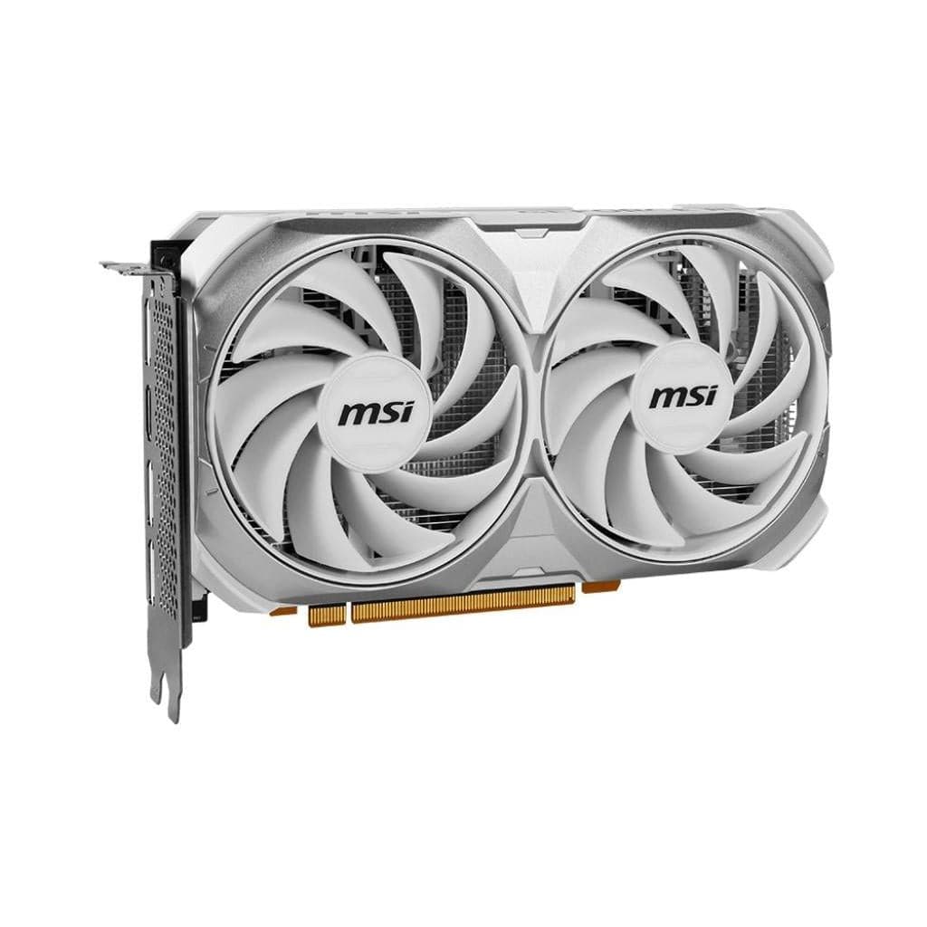 MSI Ventus GeForce RTX 4060 2X White 8G OC 8GB GDDR6 Graphics Card