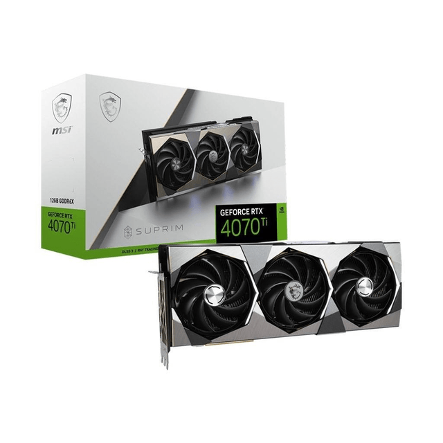 MSI Suprim Nvidia GeForce RTX 4070 Ti 12G 12GB GDDR6X Graphics Card