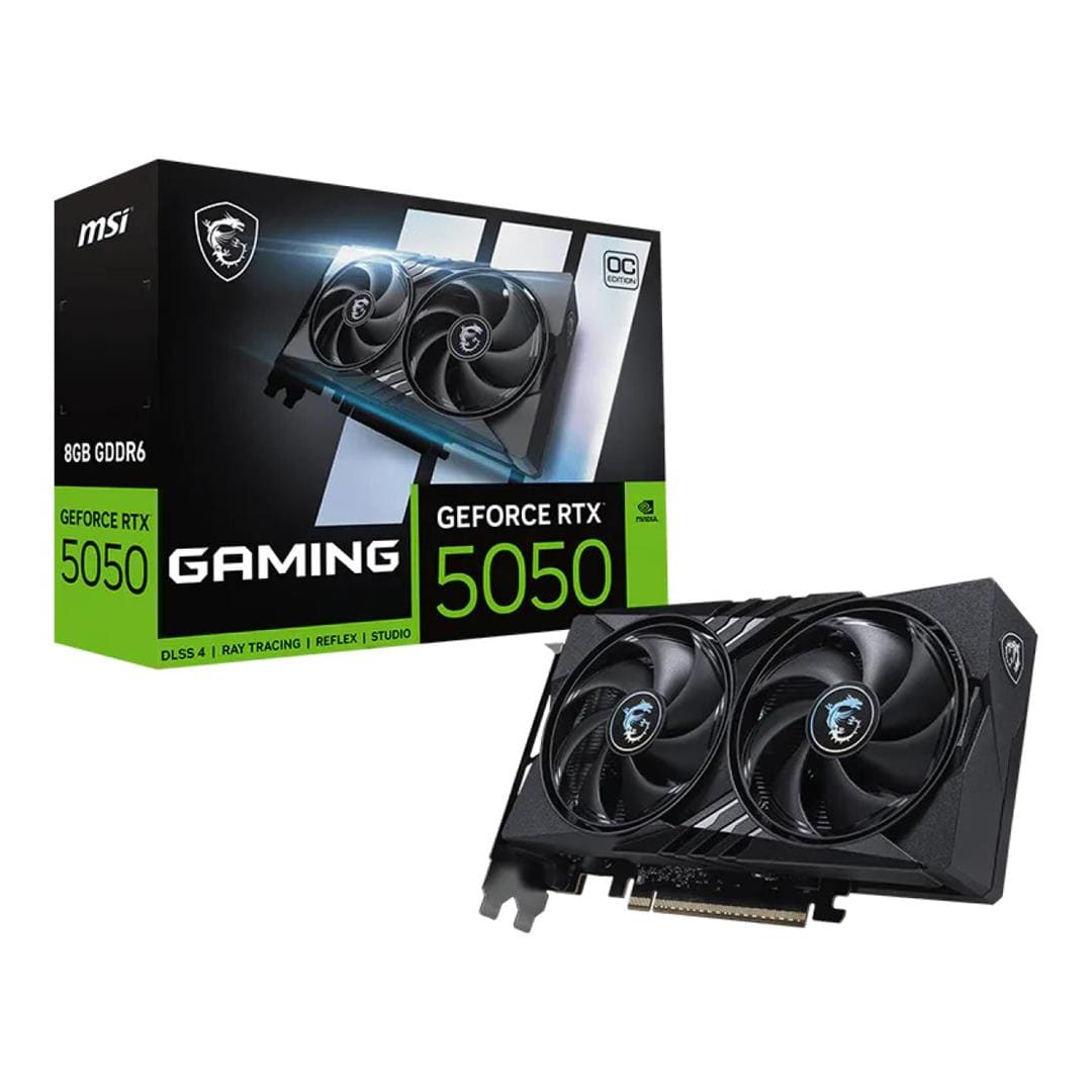 MSI GeForce 5050 8G Gaming OC 8GB GDDR6 Graphics Card