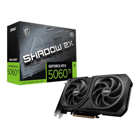 MSI GeForce RTX 5060 TI 8G Shadow 2X OC Plus 8GB GDDR7 Graphics Card
