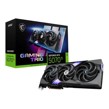 MSI GeForce RTX 5070 Ti 16G Gaming TRIO OC 16GB GDDR7 Graphics Card