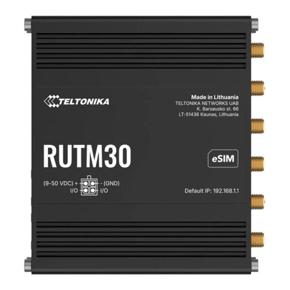 Rutm30 Vs Rutx50 Teltonika RUTM30 ESIM LTE Wi-Fi 5 Cat 19 Industrial Compact 5G Router ...