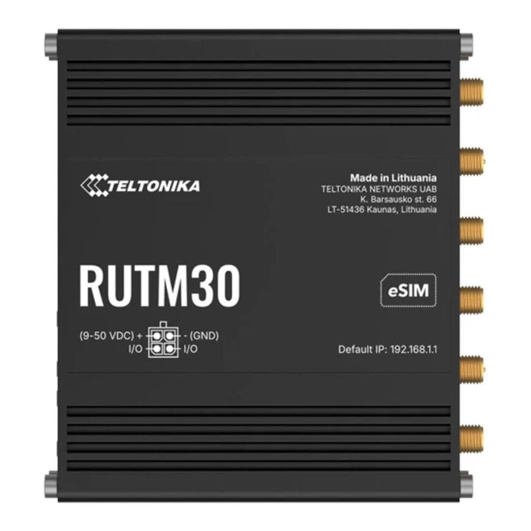 Teltonika RUTM30 ESIM LTE Wi-Fi 5 Cat 19 Industrial Compact 5G Router