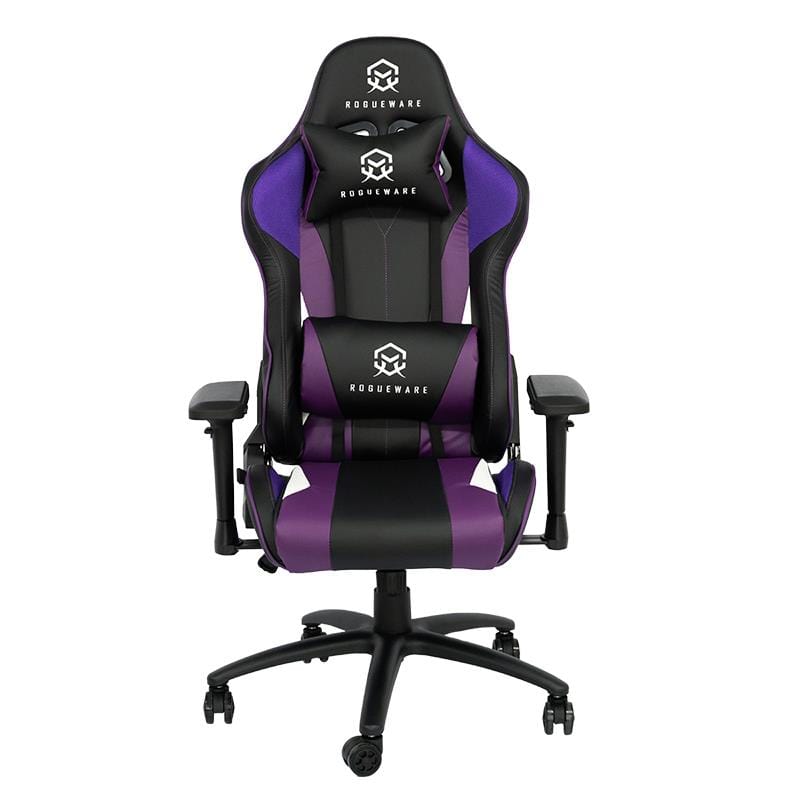 Rogueware GC200 Performance Gaming Chair - Black and Purple RW-GC200-BKPL
