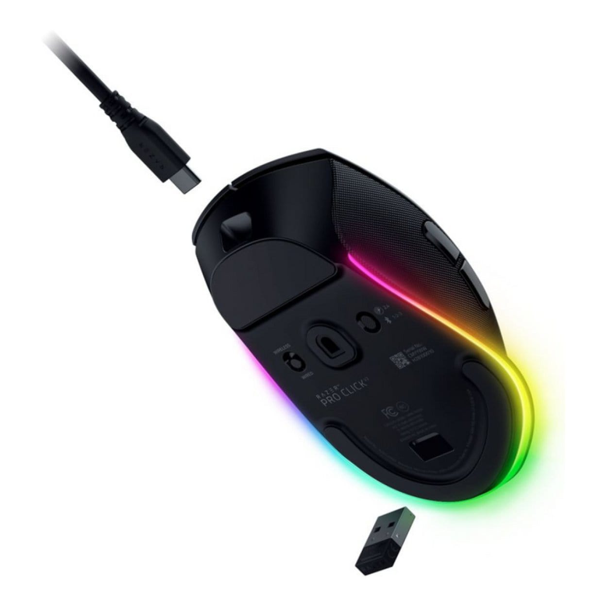Razer Pro Click V2 mouse Gaming Right-hand RF Wireless + Bluetooth