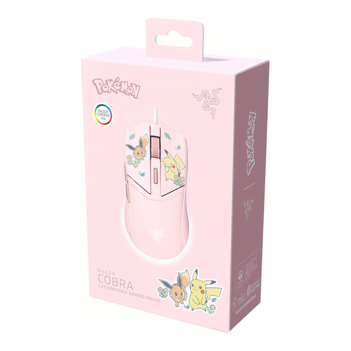 Razer Cobra Wired Gaming Mouse - Pokemon Pikachu and Eevee Edition RZ01-04650900-RUEA