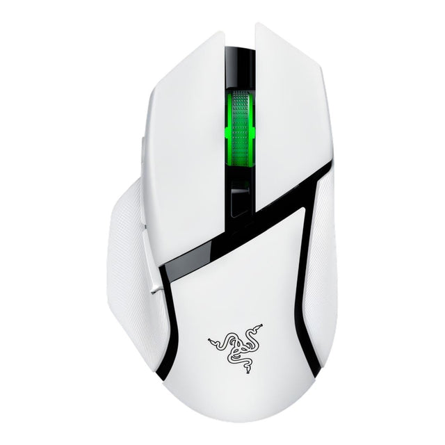 Razer Basilisk V3 X HyperSpeed Wireless Gaming Mouse - White RZ01-04870300-R3G1