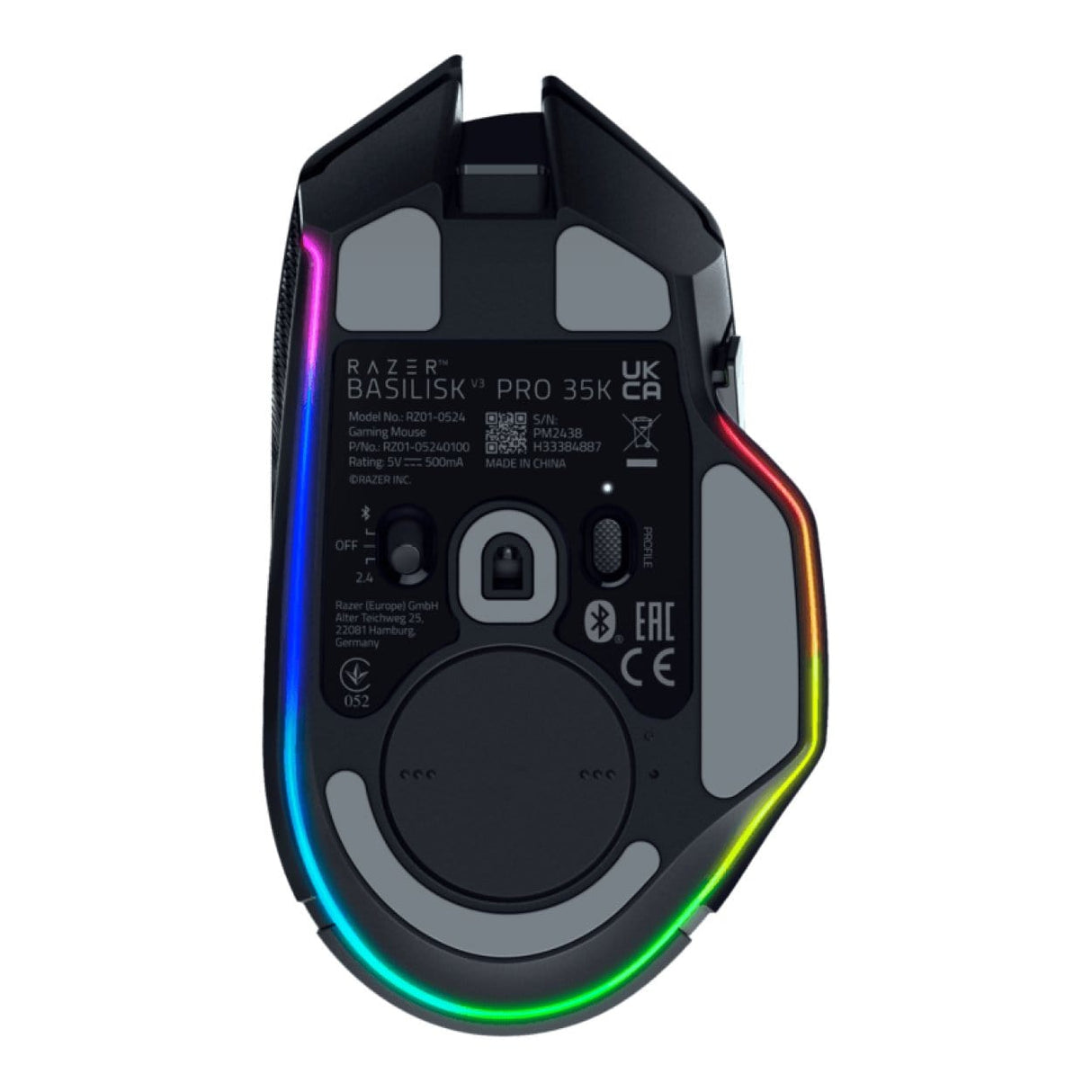 Razer Basilisk V3 Pro 35K Wireless Gaming Mouse Black RZ01-05240100-R3G1