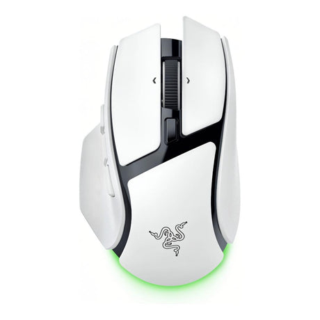 Razer Basilisk V4 Hyperspeed Wireless Ergonomic Gaming Mouse - White RZ01-05680200-R3M1