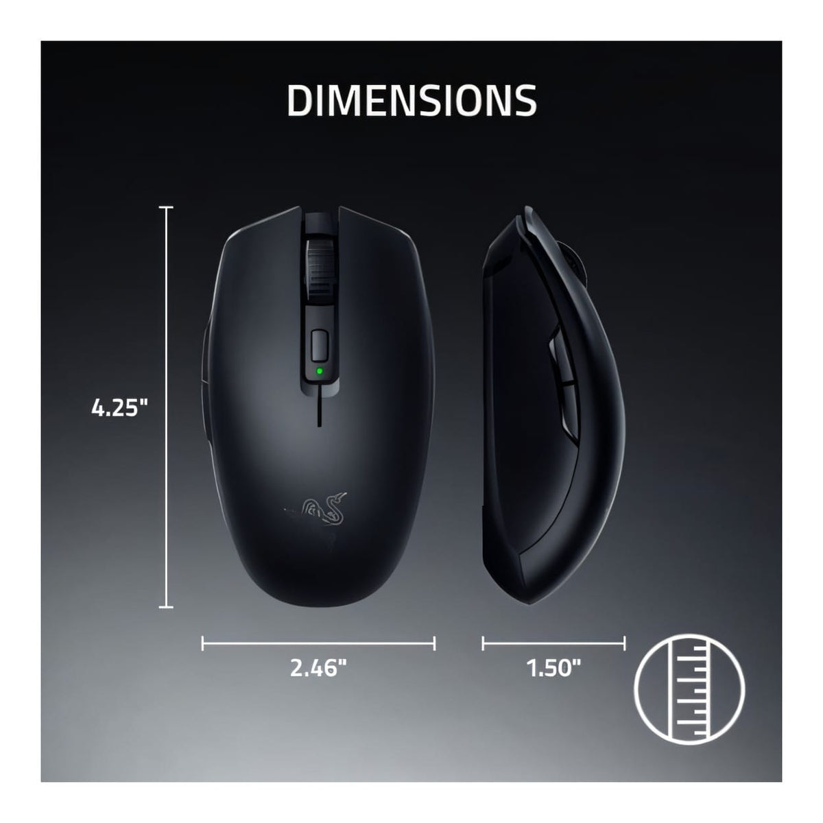 Razer Orochi V2 2026 HyperSpeed Wireless Bluetooth Gaming Mouse - Black RZ01-05690100-R3M1
