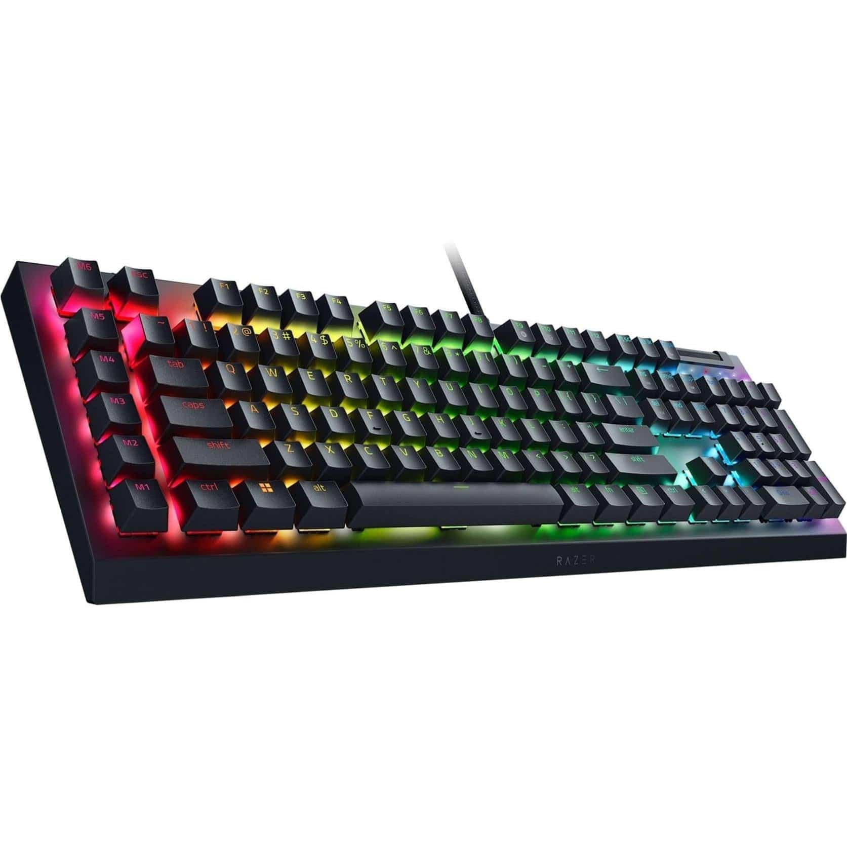 Razer BlackWidow V4 X Chroma RGB Green Clicky Switches USB Wired