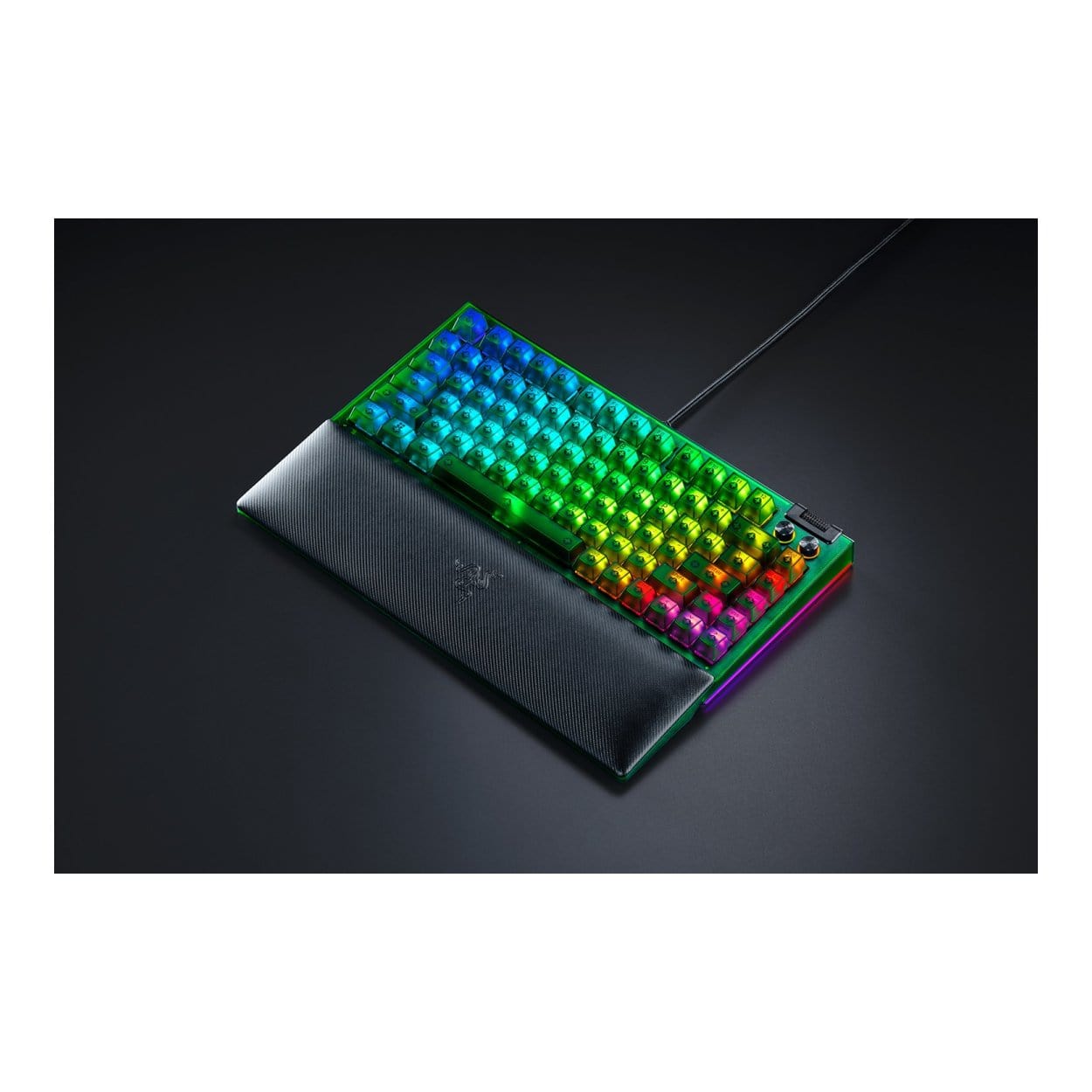 Razer BlackWidow V4 75 Mechanical Gaming Keyboard - Phantom Green