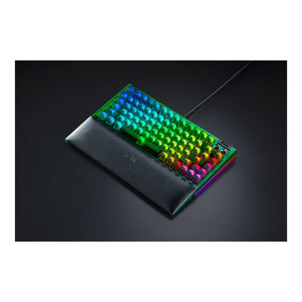 Razer BlackWidow V4 75 Mechanical Gaming Keyboard - Phantom Green Edition RZ03-05003300-R3M1