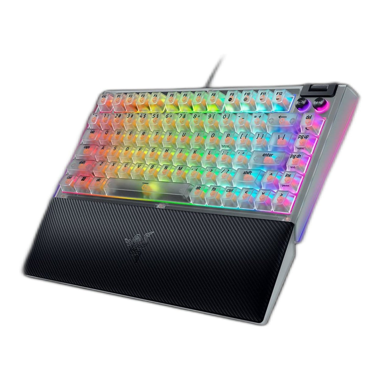 Razer BlackWidow V4 75 Gaming Keyboard Phantom White Edition RZ03-05003500-R3M1