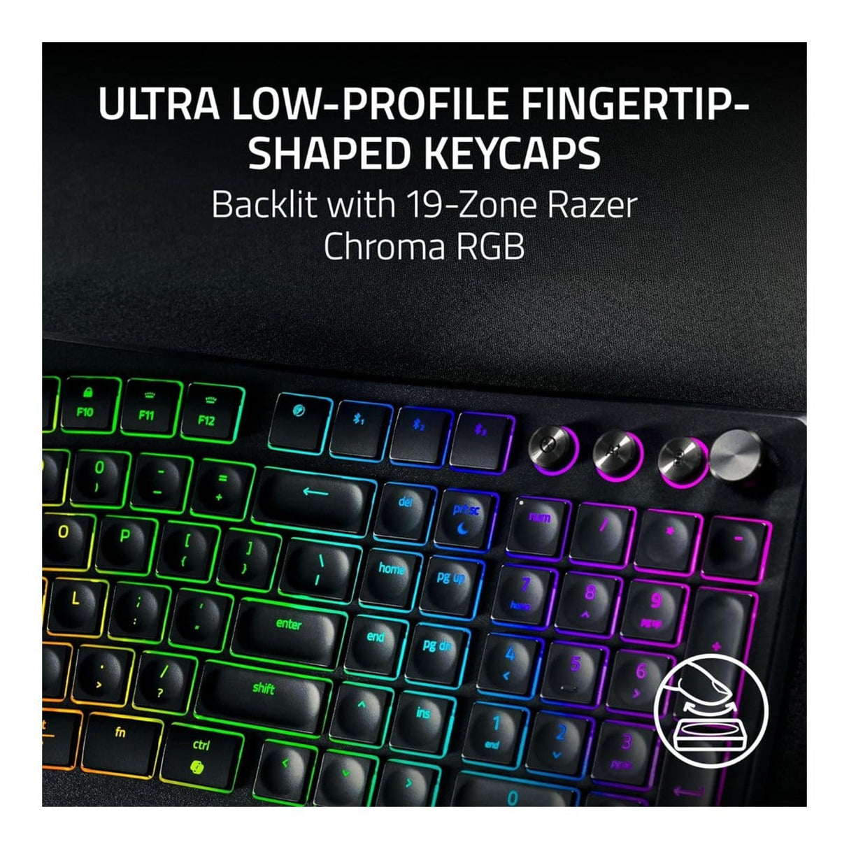 Razer Pro Type Ergo Premium Wireless Ergonomic Split Keyboard RZ03-05440100-R3M1