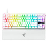 Razer Huntsman V3 Pro Tenkeyless 8KHz Wireless Gaming Keyboard White RZ03-05521000-R3M1