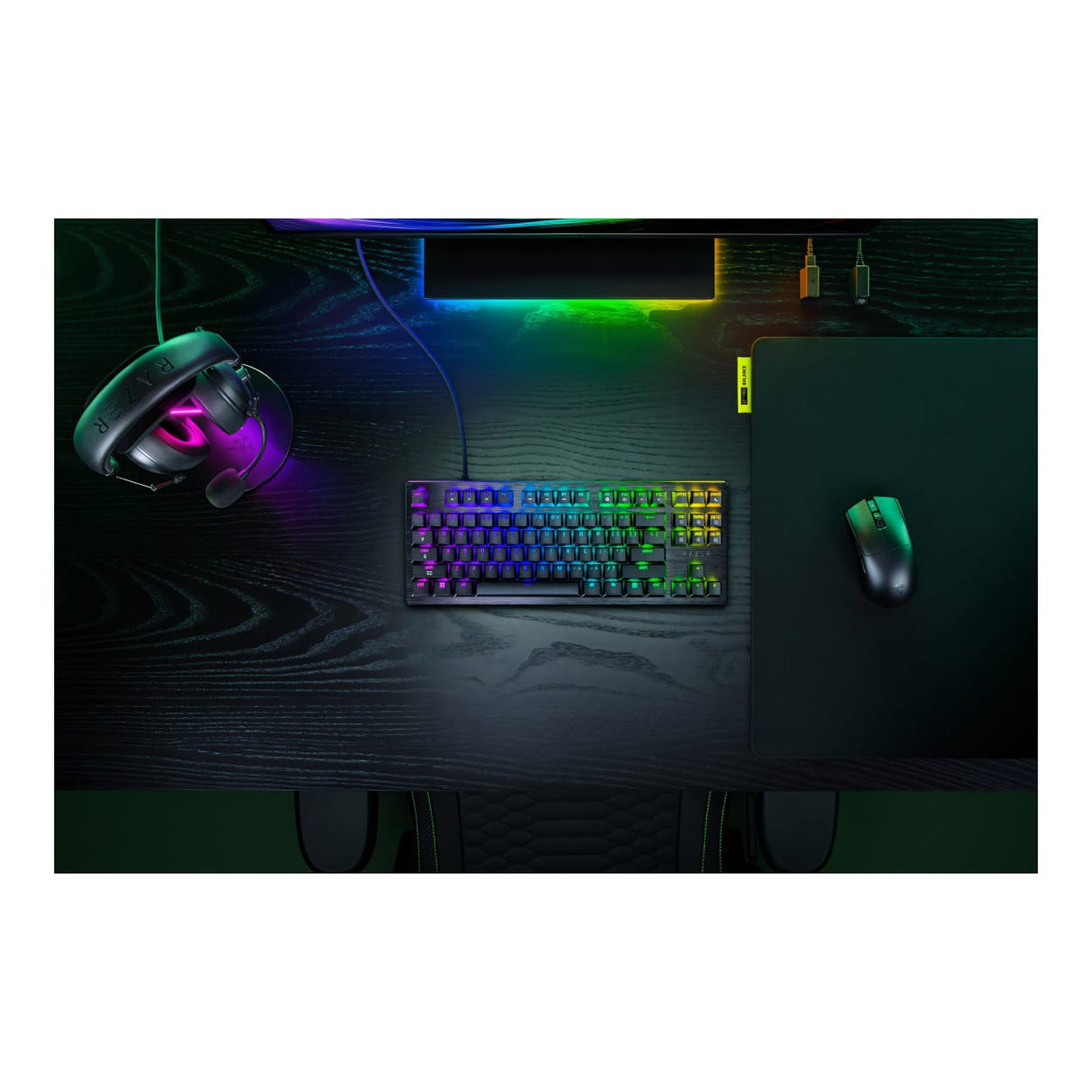 Razer Huntsman V3 HE Magnetic Tenkeyless 8KHz Snap Flex Gaming Keyboard - Black RZ03-05920100-R3M1
