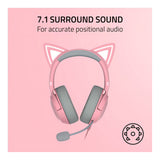 Razer Kraken Kitty V2 RGB Wired USB Headset - Quartz Edition RZ04-04730200-R3M1