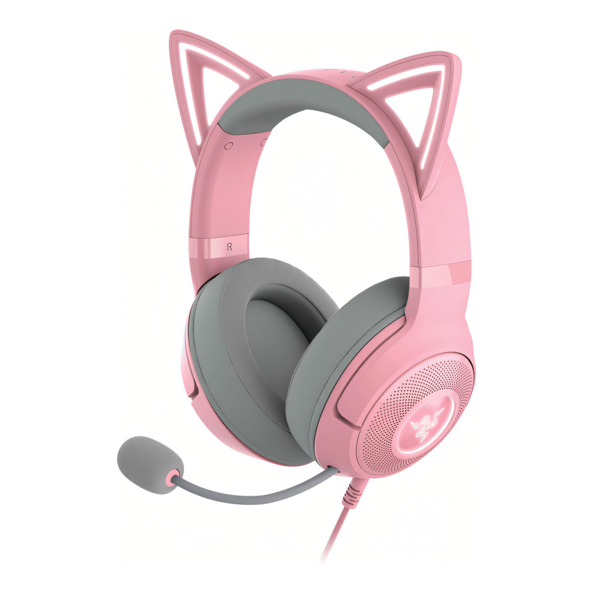 Razer Kraken Kitty V2 RGB Wired USB Headset - Quartz Edition RZ04-04730200-R3M1