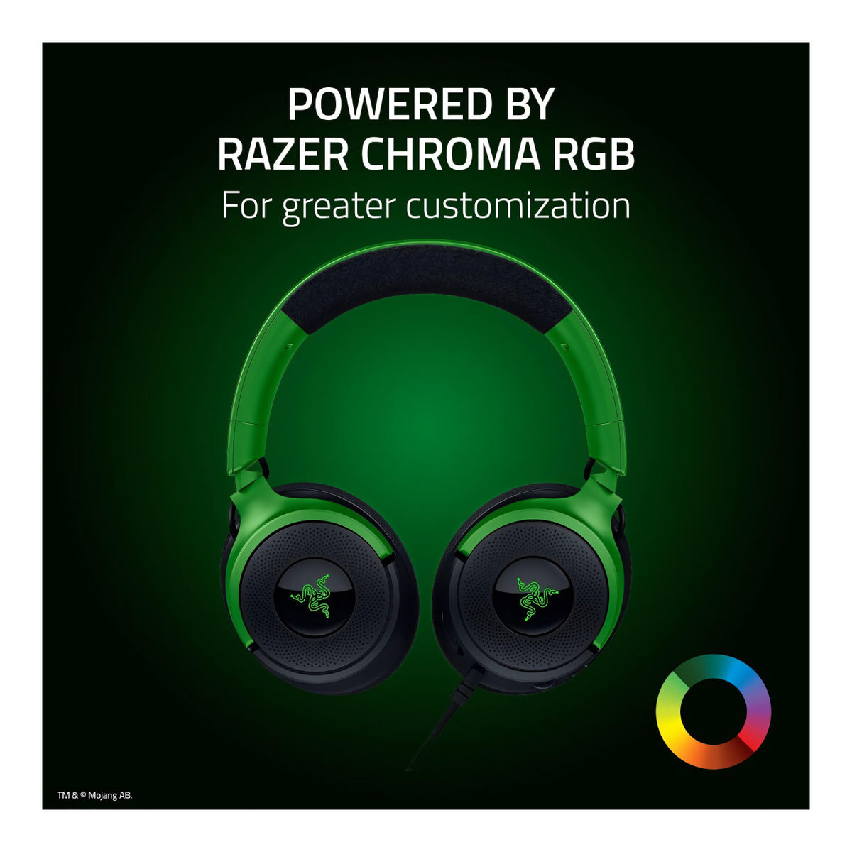 Razer Kraken V4 X RGB Wired USB Headset - Minecraft Edition RZ04-05180200-R3M1
